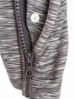 Lululemon Define Jacket Space Dye Gray White Full Zip Women’s Size 8 thumbnail 5