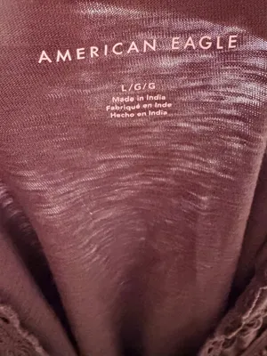 American Eagle Lace Up Top thumbnail 6