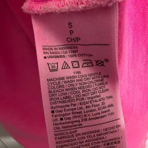 Gap T-Shirt Womens Small‎ Pink Organic Cotton Vintage Soft Short Sleeve Crewneck thumbnail 3