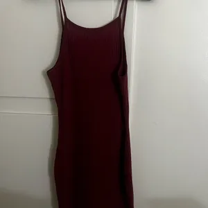 Charlotte Russe Burgundy Mini Body Con Dress with Spaghetti Straps thumbnail 4