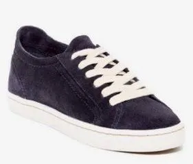 Navy Lowrise Suede Sneakers thumbnail 1