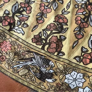 Spell & The Gypsy Bianca Brown Floral print wide leg pants size small thumbnail 10