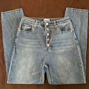 Abound button fly cotton jeans. Tapered. Size 26 waist. thumbnail 1