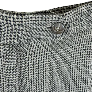 Talbots Vintage Tan Black Mini Checkered Worsted Wool Tweed High‎ Rise Pants 12 thumbnail 3