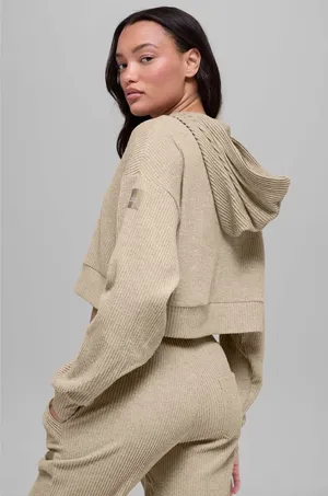 Alo Yoga Muse Hoodie, Gravel Heather thumbnail 1