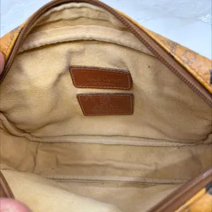 MCM Visetos Camera Cognac Coated Canvas Crossbody Bag thumbnail 9
