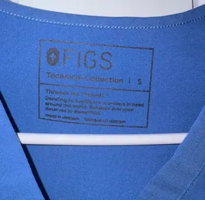 Figs ceil blue scrub set thumbnail 2