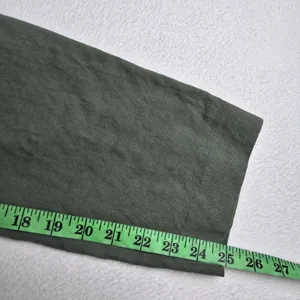 Vince -1159 Olive Green Linen Lyocell Blend‎ Tailored Straight Leg Pants Size 2 thumbnail 8
