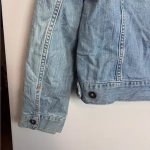 L.L. Bean Vintage Style Light Blue Denim Jean Jacket Size XL thumbnail 7