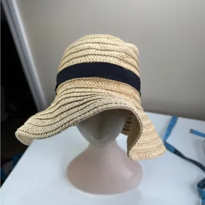 Madewell Packable Braided Straw Hat Summer Beach Travel Vacation Sz M/L thumbnail 14