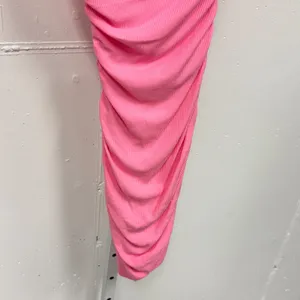 Princess Polly Pink Ruched One Shoulder Ribbed Mini Bodycon Dress Size 0 US XS thumbnail 5