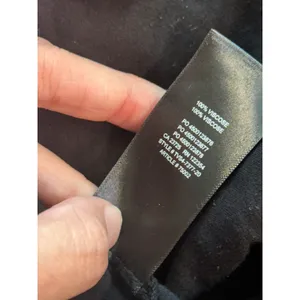Wilfred Aritzia Muse Mini Skirt Black Viscose Side Slit Size 2 75002 thumbnail 7
