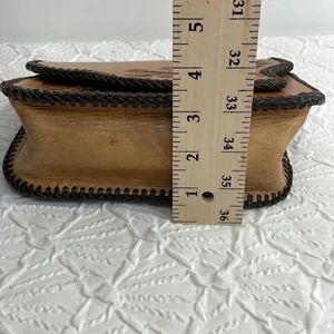Source Unknown Tooled Leather Embroider bag thumbnail 10