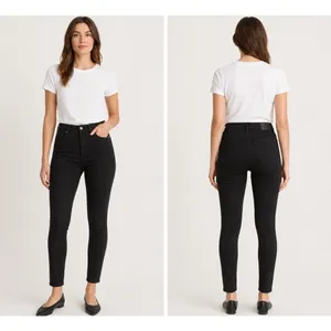 Everlane The Way-High Skinny Jean Black Organic Cotton High Rise Women's 30R thumbnail 2
