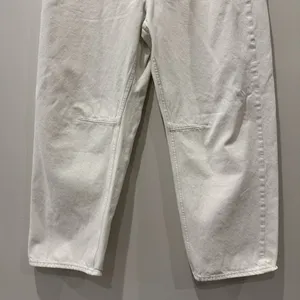 Madewell Sz 32 The Darted Barrel-Leg Jean in Vintage Canvas Rigid‎ thumbnail 2