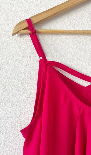 Torrid Hot Pink Sleeveless Swing Blouse thumbnail 3
