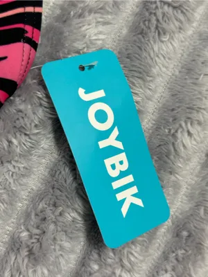 Joybik Bikini Set — Pink, Black & Purple Abstract Print — Size S — NWT thumbnail 3