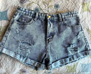 Distressed Jean Shorts Blue Size M thumbnail 2
