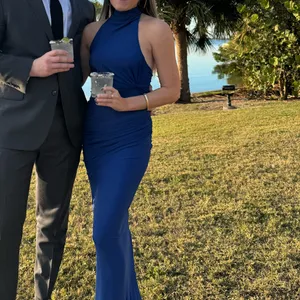 ASOS Blue Halter Dress thumbnail 7
