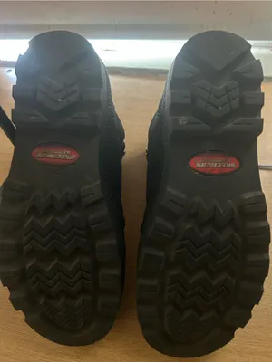 Skechers Black Women's Steel Toe Lace-Up Memory Foam Work Boots thumbnail 5