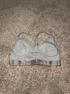 Calvin Klein Grey Bralette Racerback thumbnail 2