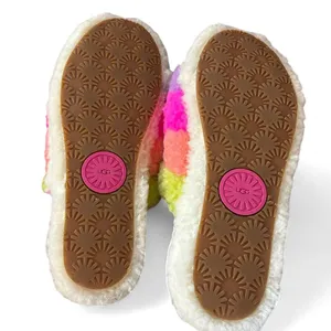 UGG Colorful Cozy Slippers – Women’s Size 10, Bright & Barely Worn thumbnail 7