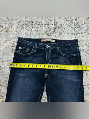 Big Star Remi low rise flare jeans embellished back pockets size 30 y2k thumbnail 4