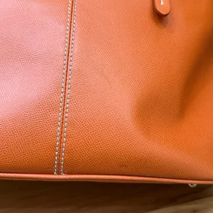 Authentic Dooney & Bourke Davis Tassel Orange Saffiano Leather Large Tote Bag thumbnail 14