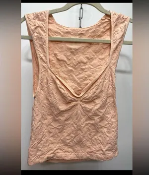 Free People Take Me Home Seamless Cami. Size M/L thumbnail 2