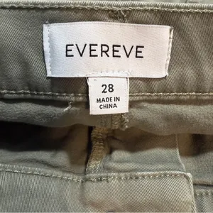 Evereve Payton Utility Pants Womens 28 Olive Green High Rise Ankle Slit thumbnail 6