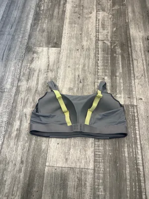 Crane Sports Bra Size XL Gray/Yellow Padded Wire Free (C 59) thumbnail 3