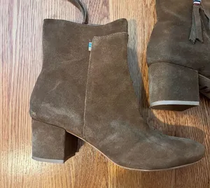 TOMS Evie Suede Ankle Booties thumbnail 3
