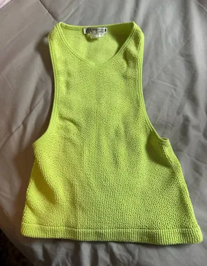 Zara green tank  thumbnail 1
