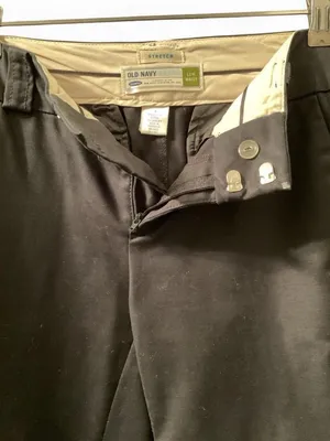 Old Navy Black Cropped Wide-Leg Pants thumbnail 4