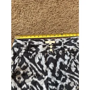 Ann Taylor Loft‎ Marisa Style Wide Leg Linen Pants Blue Sz 8 Resort Wear thumbnail 4