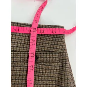 NWT Madewell Wool-Blend Mini‎ Skirt in Check Parton Check Sz 4 thumbnail 7