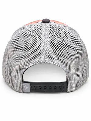 Columbia Women's Pink and Gray Striped Mesh Trucker Hat thumbnail 2