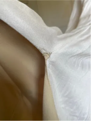 Saint Mojavi Maxi Dress White Sleeveless Mock Neck Slit Minimalist Resort S Chic thumbnail 7