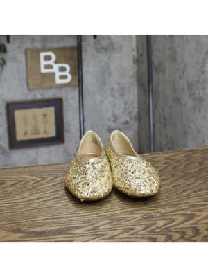A New Day Sequin Ballet Flats Sammie Gold Yellow 5.5M thumbnail 3