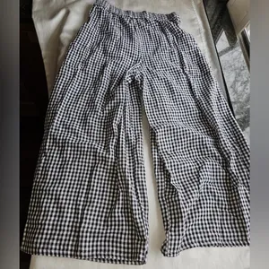 Free People East Side Trousers Pants - black/white Sz S New no tags 👈🏻 thumbnail 8