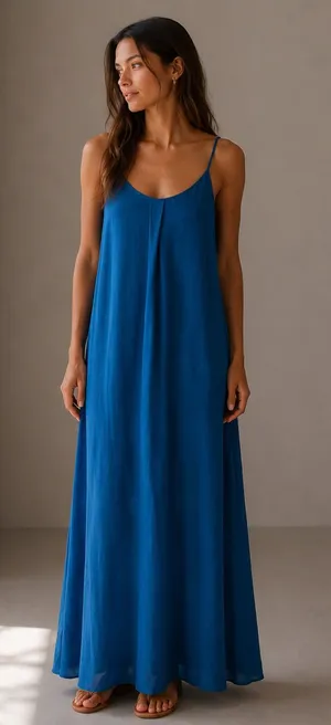 $216 New Lanston Revolve Blue Azure Maxi Dress - XS thumbnail 1