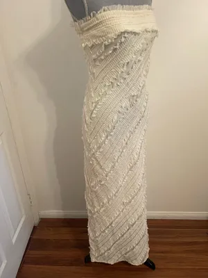 Endless Rose Strapless Ruffle Maxi Dress thumbnail 9