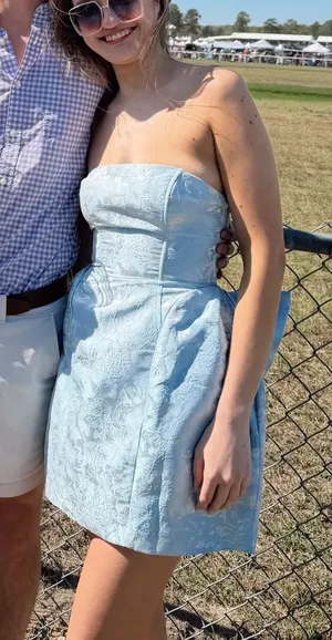 Selfie Leslie Blue Mini Dress thumbnail 1