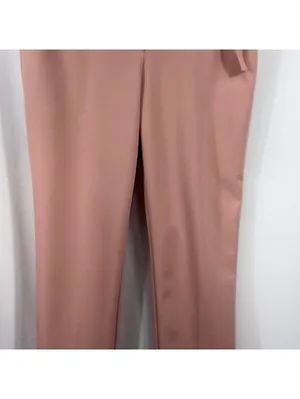 Jules & Leopold Pink Tie Waist Ankle Pants Large thumbnail 3