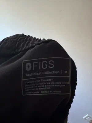 FIGS Classic Zamora Jogger Scrub Pants Black Women’s M Technical Collection thumbnail 5
