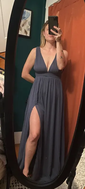 Lulus Slit Dress thumbnail 1