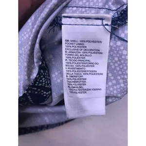 The North Face Fanorak Windbreaker Womens XS Blue Excellent Bandana Print Jacket thumbnail 4