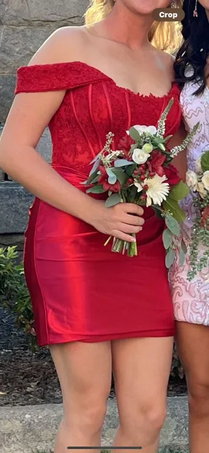 Sherri Hill Homecoming Red thumbnail 9