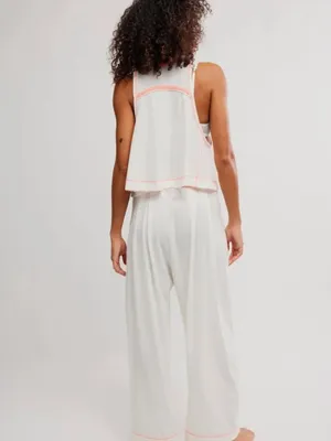 FREE PEOPLE NWT Weekender Lounge Set / Ivory Combo thumbnail 7