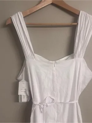 VINCE Poet Strap Knot Front Dress thumbnail 4